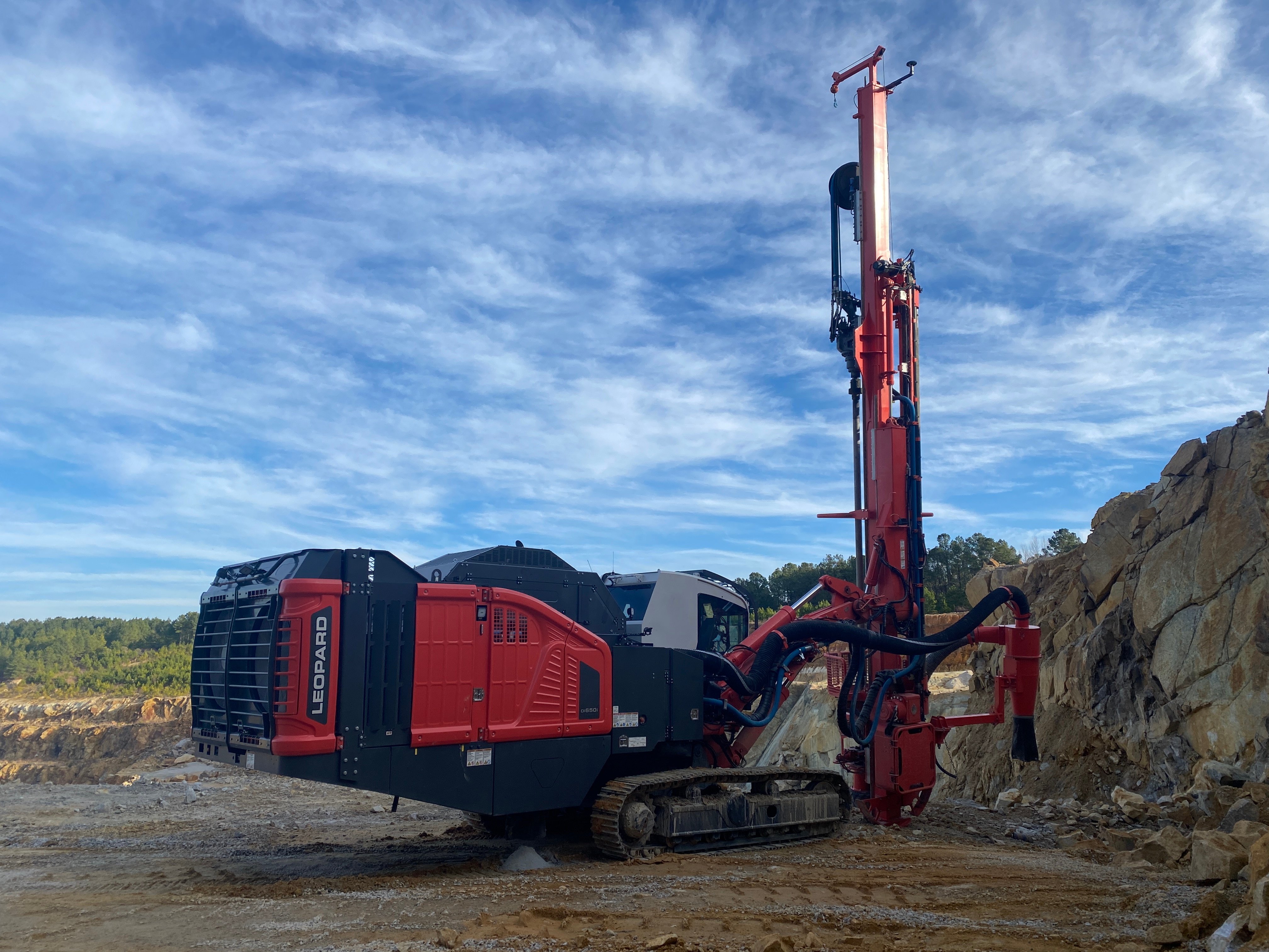 Drill Equipped with Carlson Drill Grade